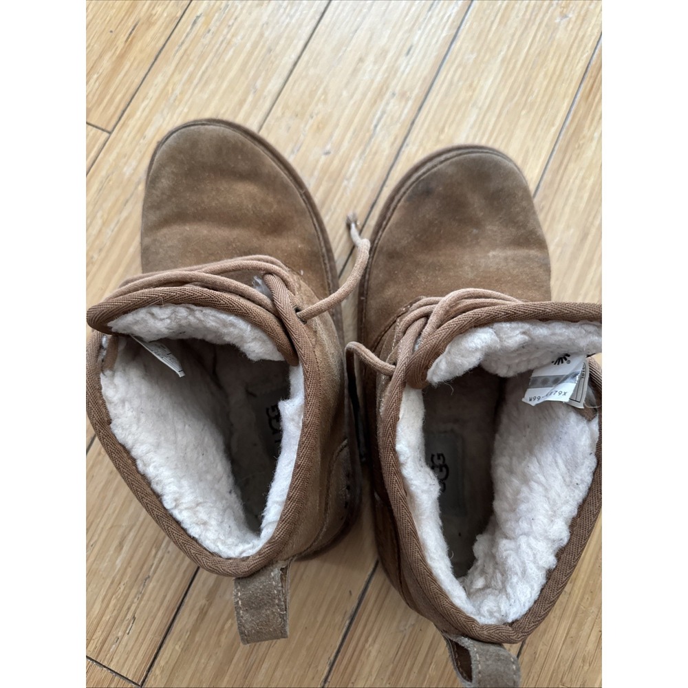 UGG‎ Low Ankle Boot Women's Size 7 Chestnut Brown Suede Leather